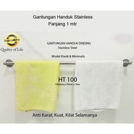 GANTUNGAN Stainless Towel Hanger, 100cm, HT-100