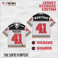 Oversized custom jersey/casual jersey/basketball jersey/printed jersey