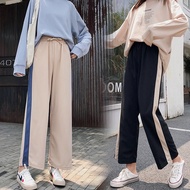 Women High Waist Loose Cotton Linen Long Pants Summer Korean Style Nine Pants
