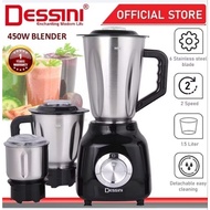 3 IN 1 HQ DESSINI BLENDER 450W WITH 2 VARIATIONS SPEEDS