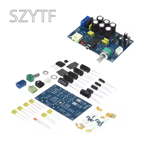 TPA6120 Headphone Amplifier Board HIFI TPA6120A2 Enthusiast Headphones AMP Amplificador Zero Noise D