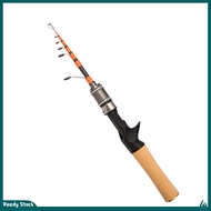 【Angel】 1.5m Spinner Casting telescopic carbon Fishing Rod UL Horse Mouth Rod 2-6lb