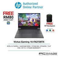 HP Victus 15 Gaming with HNS24+365 Basic (I5-13420H/16GB/512GB/RTX2050/RTX4050/W11H) 15-FA2724TX/15-