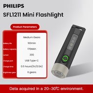 Philips EDC flashlight rechargeable waterproof small flashlight