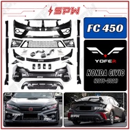 Honda Civic FC (2016-2021) YOFER FC450 Bodykit Front Bumper Rear Bumper Front Lip Side Skirt Rear Di