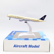 1/400 Saudi Arab Airlines Saudi B747, Saudi Boeing 777 Airplane Model Simulation Alloy
