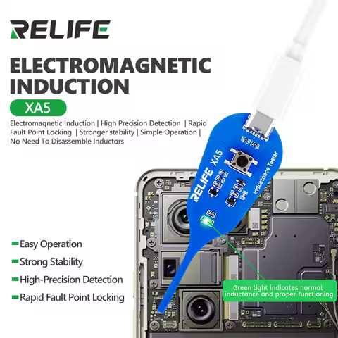 RELIFE XA5 Electromagnetic Induction Detector for Mobile Phone Mainboard Repair Fault Location Troub