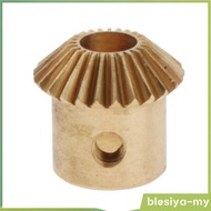[BlesiyaMY] 0.5 Modulus Bevel Gear in Brass, Diameter of 25mm, Hole Range: 3 to 5mm