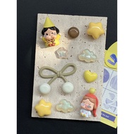 Crocs accessories, new Crybaby shoe flowers, cute bouncing star crying baby, high-end shoe buckles, 