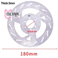 Silver Steel Disc Brake Rotor 180MM 6 Hole for Scooters and Electric Motorcycles