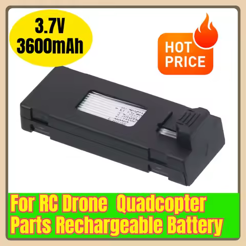 3.7V 3600mAh Replaceable Li-ion Battery for RC Drone E88 E88PRO E525 E99 P1 P3 P10 A13 RC Quadcopter