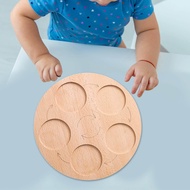 Perfeclan Wooden montessori Cycle Tray Desktop Decoration for Games