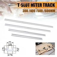 MESHOPMY 1Pcs T-Track, 300-600mm Slide Guide Rail T-Slot Track, 19 Type 19x9.5mm T Slider Fixture Sl
