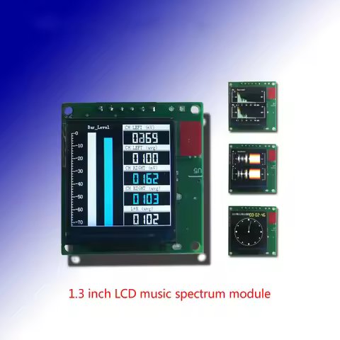1.3 " LCD Music Spectrum Display Analyzer Mini Dynamic Balance Output Screen VU METER module