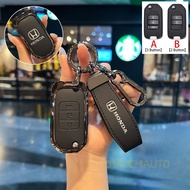 Zinc Alloy Key Protector Cover Key Holder for Honda City/CRV/Accord/XRV/Jazz/ Jazz GK 2019/Civic FB 