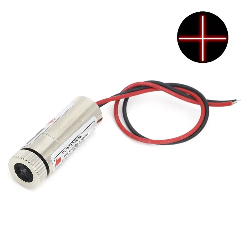 Laser Diode 650NM Laser Head 6MM 9MM 12MM Red Point / Line / Cross Laser Diode Laser Module 3V 4.5V 