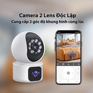 YooSee wifi Camera with 2 eyes view 2 frames at the same time 360 (NEW MODEL 2026)COLOR night vision