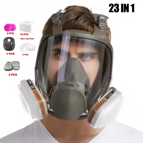 Full Face 6800 Gas Mask Spray Protective Mask Industrial Gas Mask Respirator New Type Gas Mask Forma