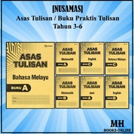 [MH] Nusamas - Asas Tulisan ( Bahasa Melayu / English/ Matematik/ Jawi ) Untuk Prasekolah ( Umur 3 T
