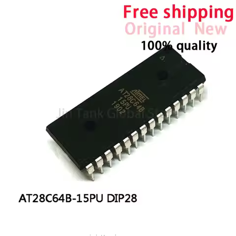 10PCS/LOT New and Original AT28C64B AT28C64B-15PU DIP-28