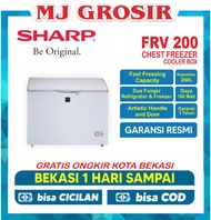 SHARP FRV 200 CHEST FREEZER BOX FRV200 LEMARI PEMBEKU 200 LITER