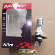 Bulb LED Headlight DC nitro HS1 12V 10w/ 10w near light WHITE far YELLOW original AUTOVISION