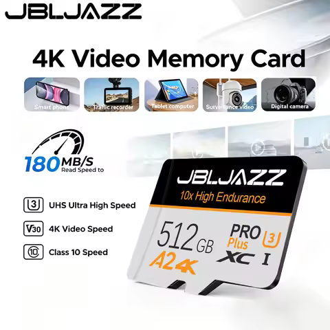 Micro SD Card 512GB 256GB 128GB Real Capacity Memory Card V30 U3 High Speed TF Flash Card 64GB Mini 