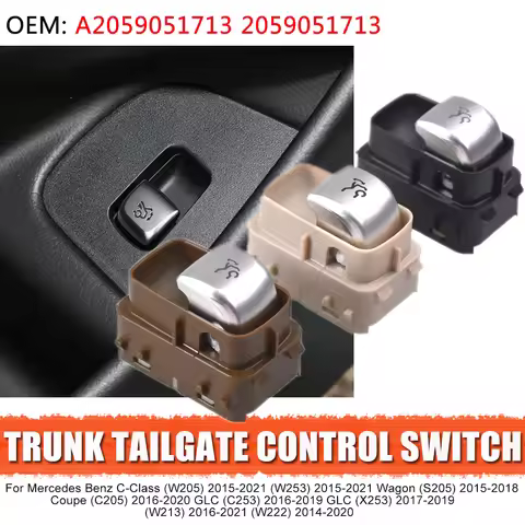 Car Trunk Unlock Release Button For 2015-2020 Mercedes-Benz W205 W253 S205 C205 C253 X253 W213 W222 