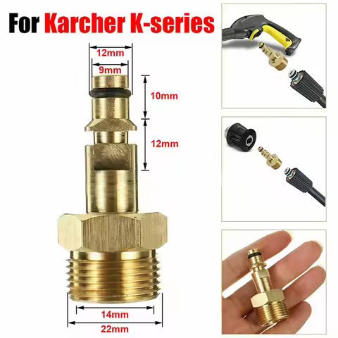 High Pressure Washer Hose Adapter M22 High Pressure Pipe Quick Connector Converter Fitting For Karch