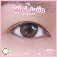 คอนแทคเลนส์ Julia Light Brown / Brown / Gray / Black (Kitty Kawaii) ขนาดมินิ 🌷 ลายฮิต สุดปังในเกาหลี