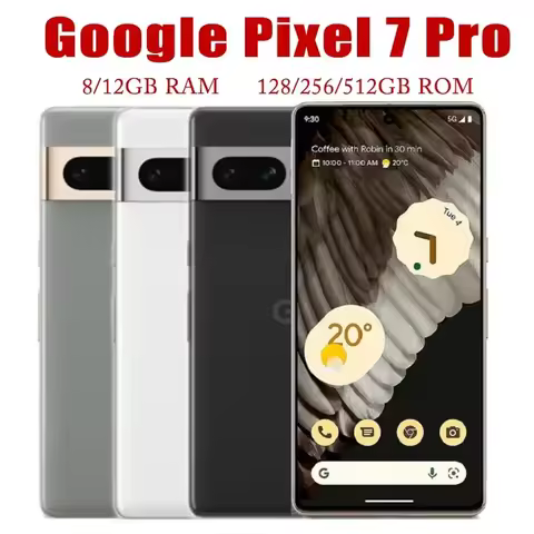 Google Pixel 7 Pro 5G Smartphone 6.7" 12GB RAM 128/256GB ROM Mobile NFC Octa Core Google Tensor G2 O