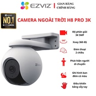 Outdoor WIFI Camera version 2023 SUPER CLEAR EZVIZ H8 PRo 3K 360 ROTATION TALKING, NIGHT COLOR