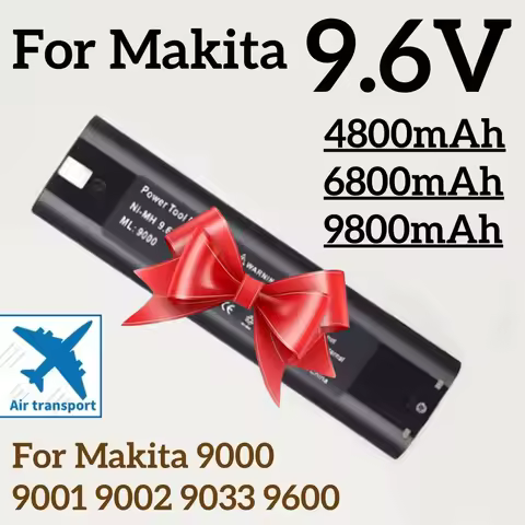 Newly upgraded 9.6V 4800mAh Ni-MH Battery for Makita Mak 6095D 9000 9001 9002 9033 9034 632007-4 960