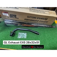 GL RACING EXHAUST CUTTING STANDARD HONDA EX5