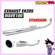 WAVE100 EXHAUST WAVE 100 EXHAUST EKZOS MUFFLER PIPE ASSY STANDARD STD EKZOS