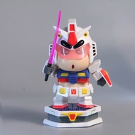 Crayon Shin-chan Gundam Base Light-Up Shin-chan Figurine Car Ornament Doll Model