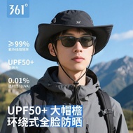 361 Degree Sunshade Sun Hat Men Outdoor Sunscreen Fishing Bucket Hat Mountaineering Cycling Sun Hat 