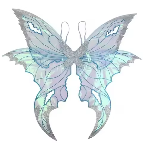 Creative Fairy Butterfly Wings Fluttering Wings Sparkle Dress Up Wings Set Lightweight Durable Elf W