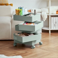 Rotating Movable Storage Locker Movable Locker Influencer Cosmetics Locker