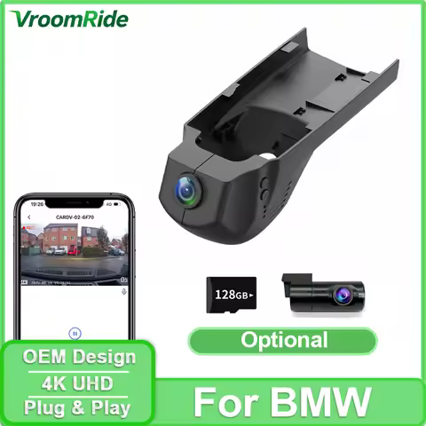 New 4K UHD 2160P WiFi Car DVR Camera For BMW X3 F25 X5 F15 X1 F48 X4 X6 X7 M 1 3 5 7 Series F20 F30 
