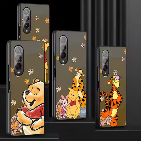Disney Winnie The Pooh Phone Case for Samsung Galaxy ZFold4 Z Fold5 5G Z Fold3 Z Fold4 5G Z Fold6 Sh