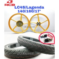 RCB Sport Rim Yamaha Lagenda / LC4S 140 / 160 / 17' SP522 Racing Boy LC135 4 FRONT/REAR Speed / SRL 