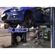 Scirocoo 1.4tsi /2.0 tsi (Jetex 3 inch racepipe replacing Jetex mid muffler box)