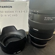 水貨店保用 Tamron 50-400mm f4.5-6.3 VC for Sony FE 50-400