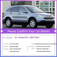 Car Trunk Mats for Honda CR-V CRV CR V 3 2007 Accessories 2008~2011 Rear Boot Cargo er Trunk