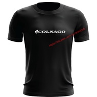 Polyester / Cotton Colnago Bicycle LOGO Custom Tshirt Tee Shirt BLACK COLOR (S-3XL)