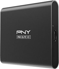 PNY Pro Elite V2 1TB USB 3.2 Gen 2x1 Type-C Portable Solid State Drive (SSD) – (PSD0CS2160-1TB-RB)