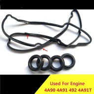 Free Shipping Valve Chamber Cover Spark Plug Oil Seal Washer Valve Cover Gasket For Mitsubishi 4A90 