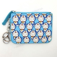 Cute Doraemon Robot Cat Ezlink Card Pass Holder Coin Purse Key Ring