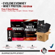 EVOLENE Whey Protein 4.2 Lbs 1900 Gram 50 Sachet Evolene Whey BPOM Gudang Supplemen